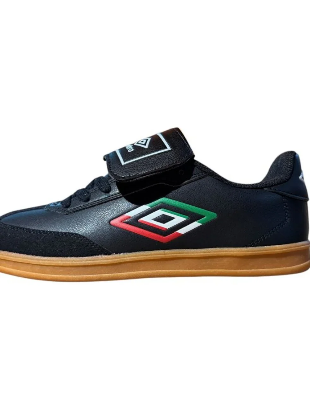 New W/out Box Umbro Sneakers Size 7 Black PU Upper Gum Sole